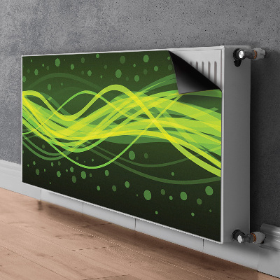 Cobertura magnética para radiador Listras verdes