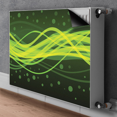 Cobertura magnética para radiador Listras verdes