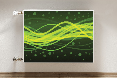 Cobertura magnética para radiador Listras verdes