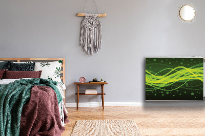 Cobertura magnética para radiador Listras verdes