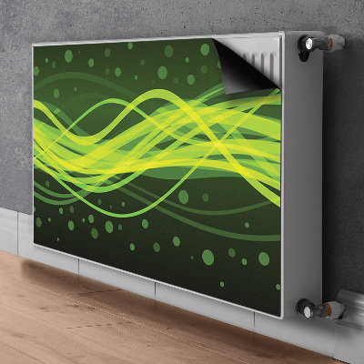 Cobertura magnética para radiador Listras verdes