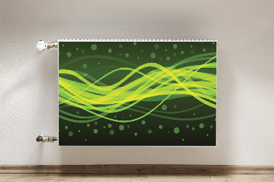 Cobertura magnética para radiador Listras verdes