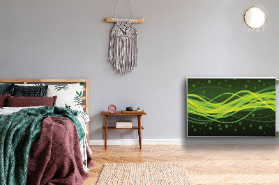 Cobertura magnética para radiador Listras verdes