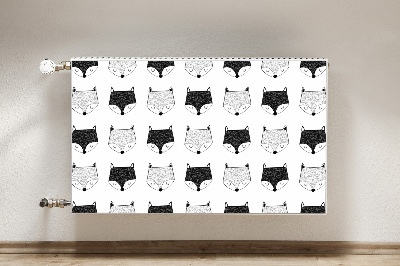 Cobertura magnética para radiador Padrão de raposa