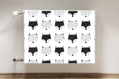 Cobertura magnética para radiador Padrão de raposa