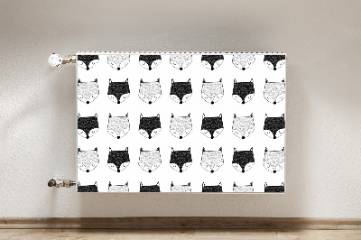 Cobertura magnética para radiador Padrão de raposa