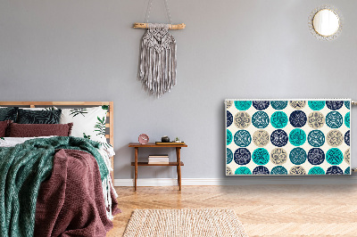 Capa magnética para radiador Círculos abstratos