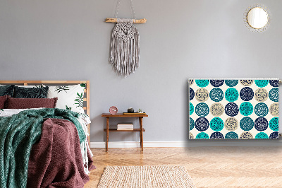 Capa magnética para radiador Círculos abstratos