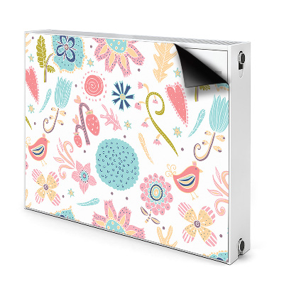 Capa magnética para radiador Padrões coloridos