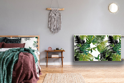 Capa magnética para radiador Folhas tropicais