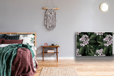 Cobertura magnética para radiador Flores exóticas