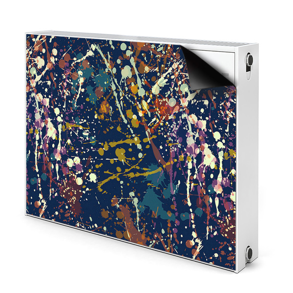 Cobertura magnética para radiador Manchas de aquarela