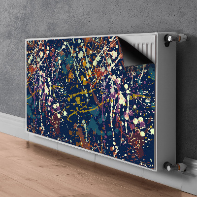 Cobertura magnética para radiador Manchas de aquarela