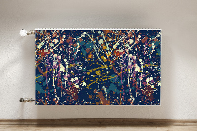 Cobertura magnética para radiador Manchas de aquarela