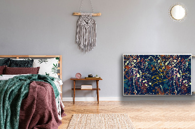 Cobertura magnética para radiador Manchas de aquarela