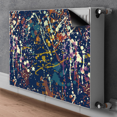 Cobertura magnética para radiador Manchas de aquarela