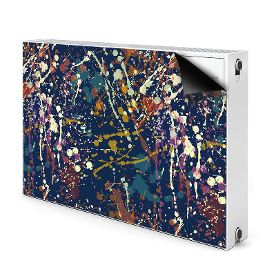 Cobertura magnética para radiador Manchas de aquarela