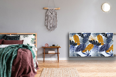 Capa magnética para radiador Folhas de palmeira