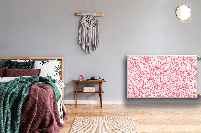 Capa magnética para radiador Rabisco de rosas