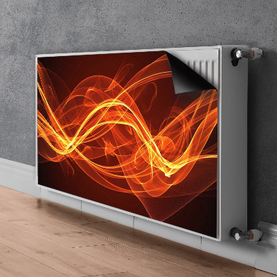 Cobertura magnética para radiador Chama vermelha