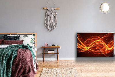 Cobertura magnética para radiador Chama vermelha