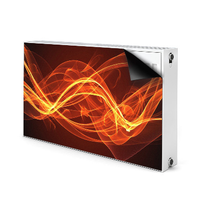 Cobertura magnética para radiador Chama vermelha