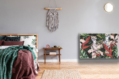 Cobertura magnética para radiador Um papagaio nos trópicos