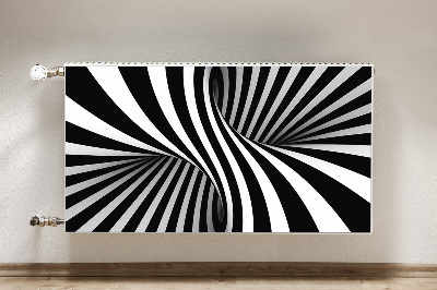 Capa magnética para radiador Ilusão de abstração