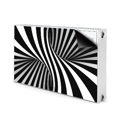 Capa magnética para radiador Ilusão de abstração