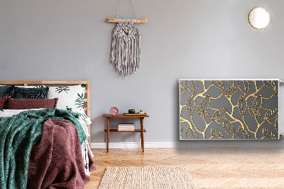 Cobertura magnética para radiador Padrão frondoso