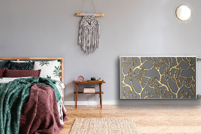 Cobertura magnética para radiador Padrão frondoso