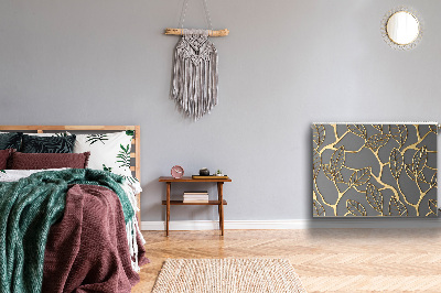 Cobertura magnética para radiador Padrão frondoso