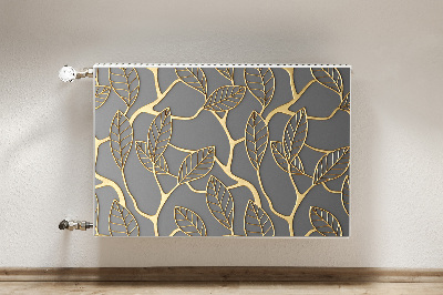 Cobertura magnética para radiador Padrão frondoso