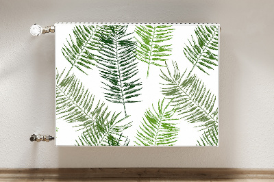 Capa magnética para radiador Folhas de palmeira