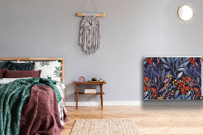 Cobertura magnética para radiador Pintura de flores