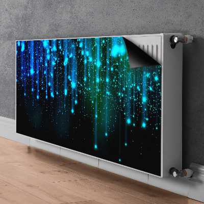 Cobertura magnética para radiador Partículas azuis