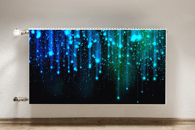 Cobertura magnética para radiador Partículas azuis