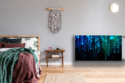 Cobertura magnética para radiador Partículas azuis