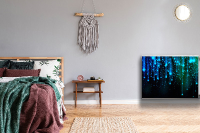 Cobertura magnética para radiador Partículas azuis