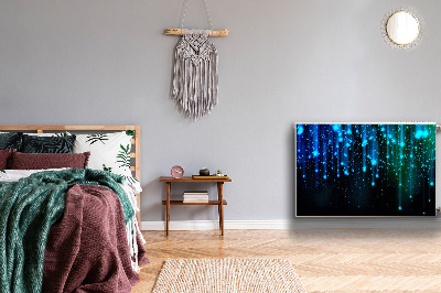 Cobertura magnética para radiador Partículas azuis