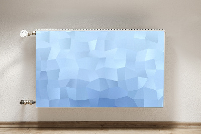 Capa magnética para radiador Abstração azul