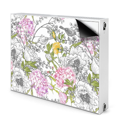 Cobertura magnética para radiador Pássaros