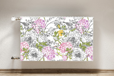 Cobertura magnética para radiador Pássaros