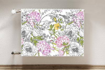 Cobertura magnética para radiador Pássaros