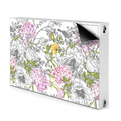 Cobertura magnética para radiador Pássaros