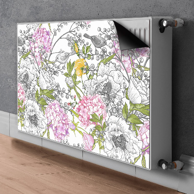 Cobertura magnética para radiador Pássaros