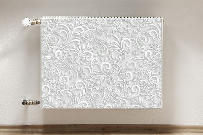 Capa magnética para radiador Padrão de folhas em espiral 3D