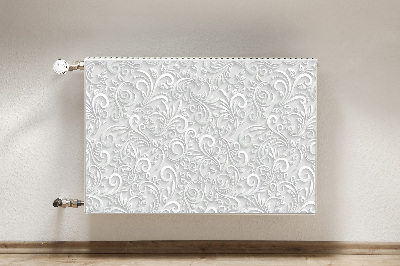 Capa magnética para radiador Padrão de folhas em espiral 3D