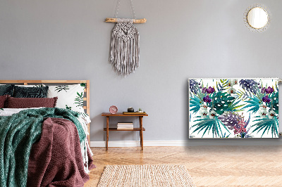 Cobertura magnética para radiador Folhas tropicais