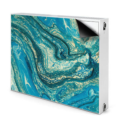 Cobertura magnética para radiador Abstração azul